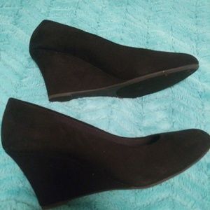 2 for $15. Size 11 black wedge heels. Worn once